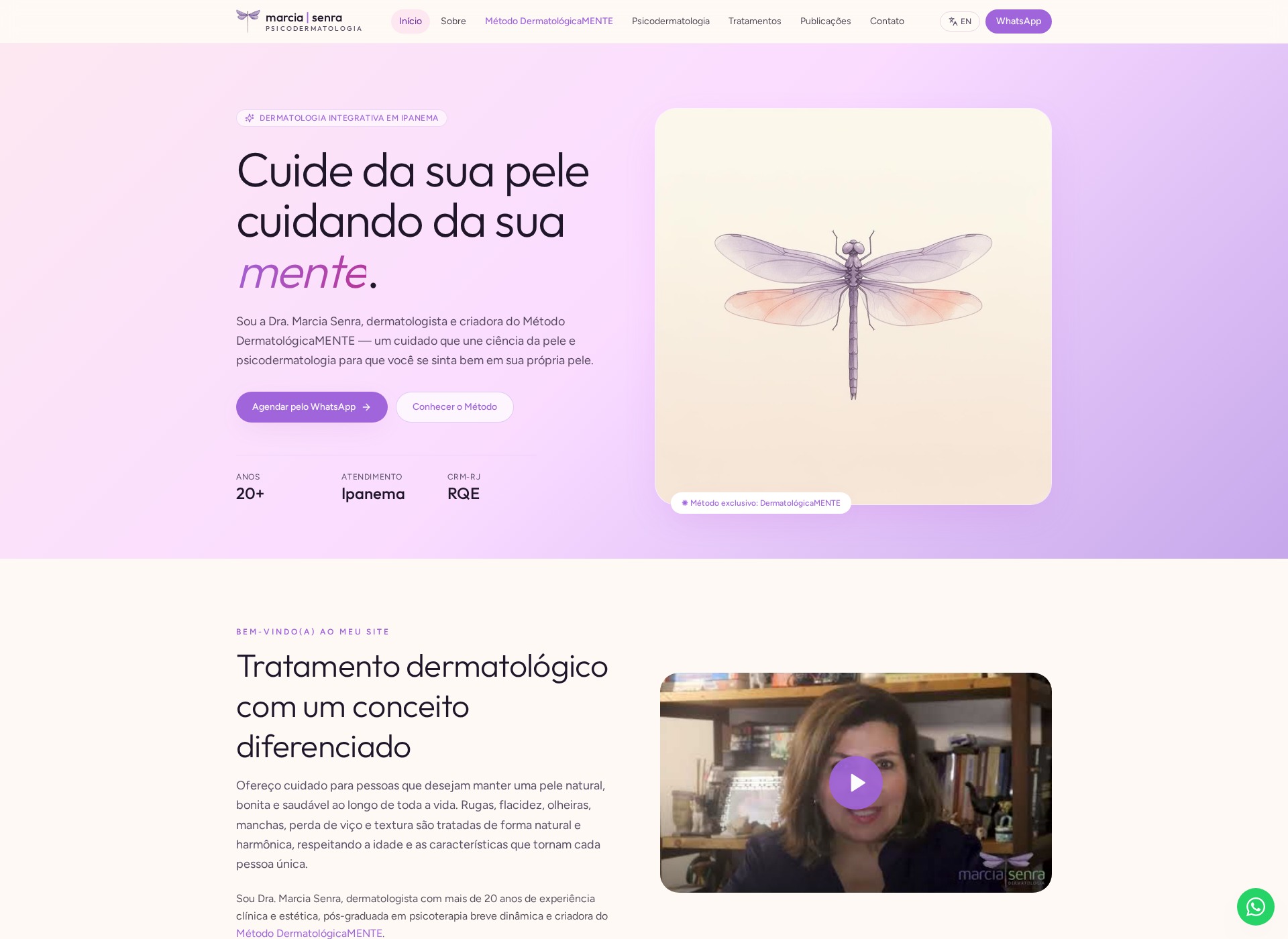 Marcia Senra — Psicodermatologia