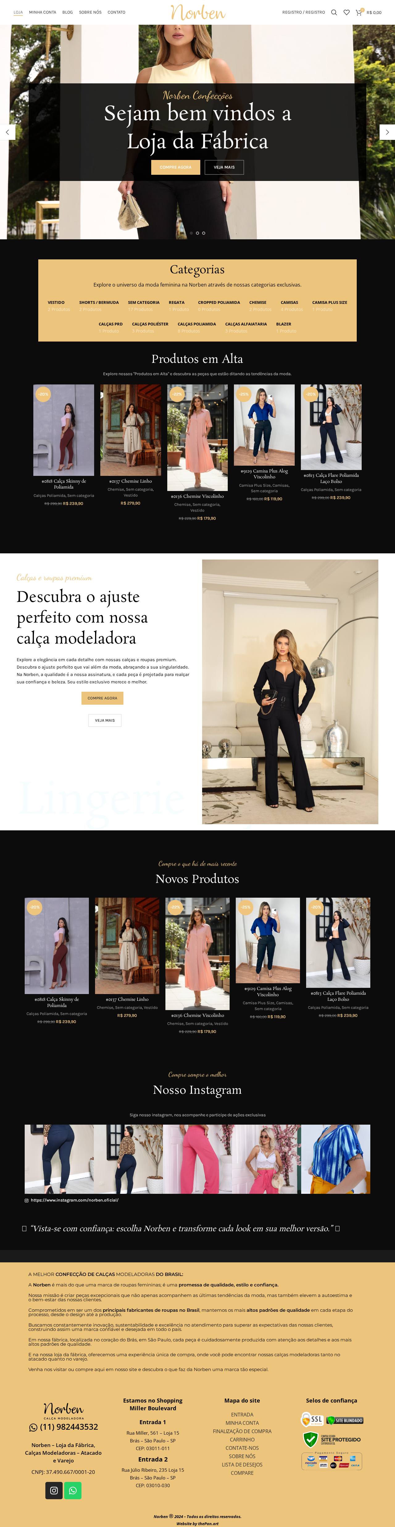 Norben Confecções — full page