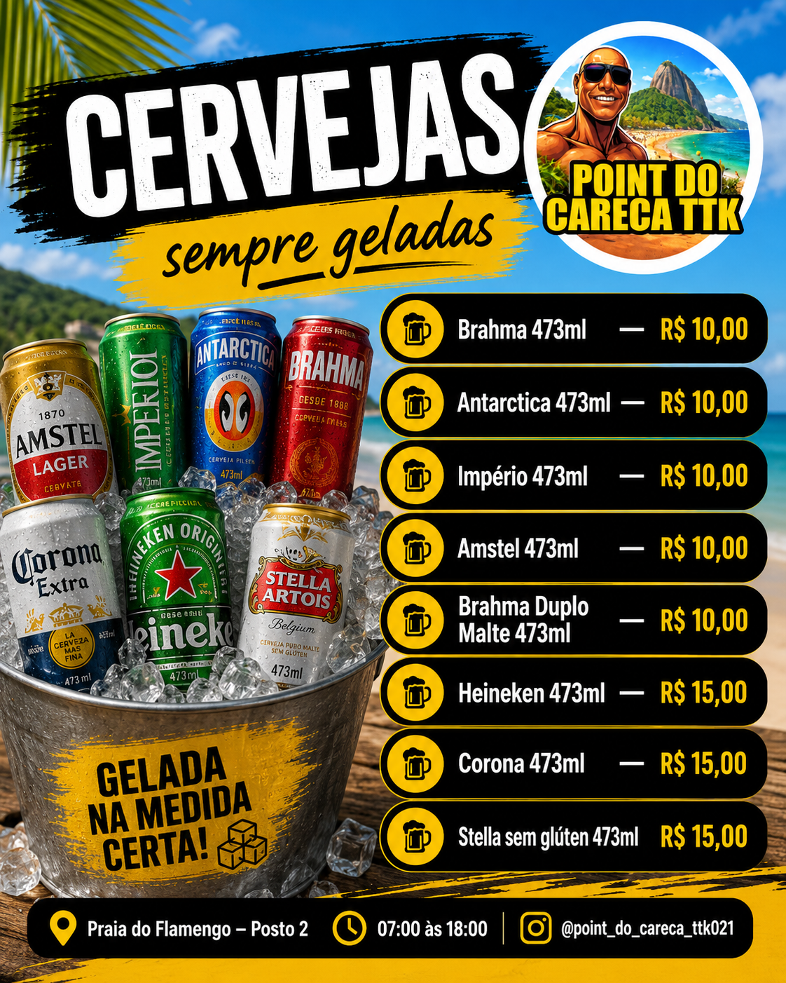 Beer menu