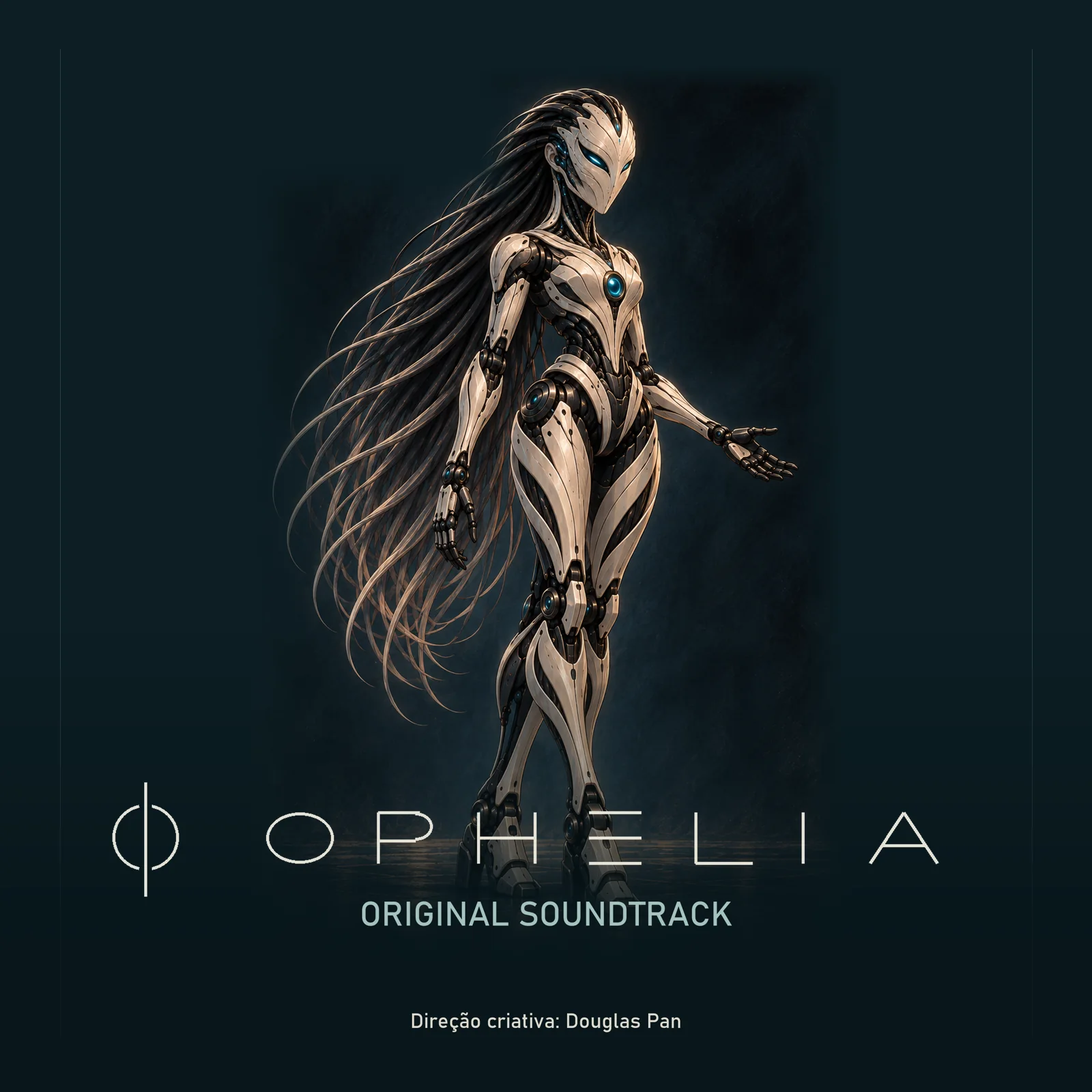 Capa de OPHELIA — Original Soundtrack, com crédito de direção criativa de Douglas Pan