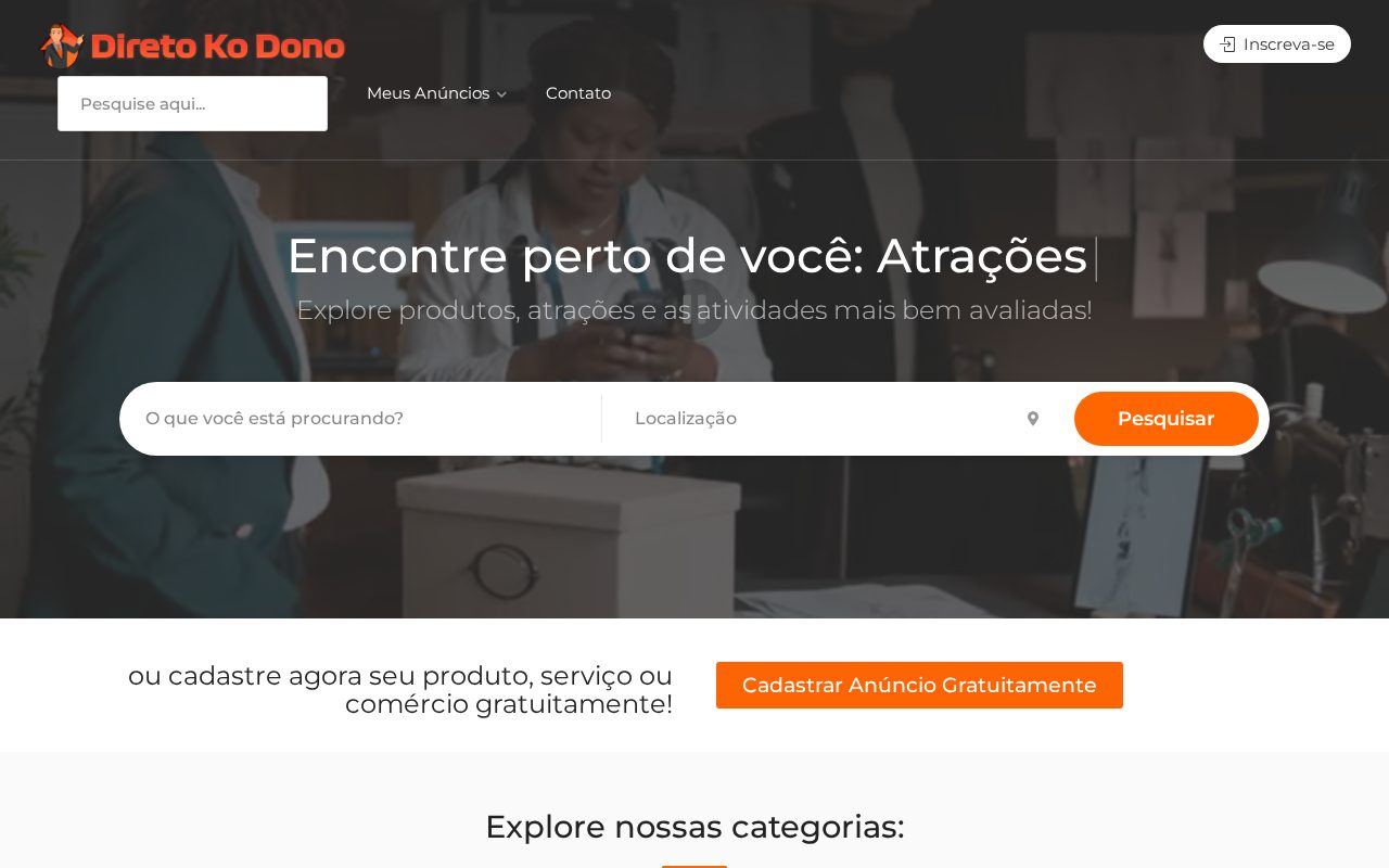 Captura do projeto Direto Ko Dono